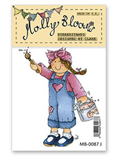 Rubber Stamp - Molly Painting