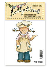 Rubber Stamp - Molly the Chef