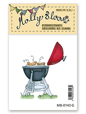 Rubber Stamp - Dads BBQ