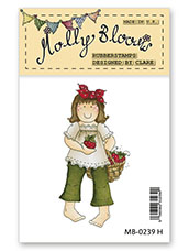 Rubber Stamp - Sweet Strawberry Molly