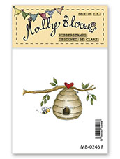 Rubber Stamp - Honey Hive