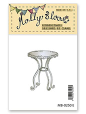 Rubber Stamp - Mollys Bistro Table