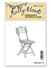 Rubber Stamp - Mollys Bistro Chair
